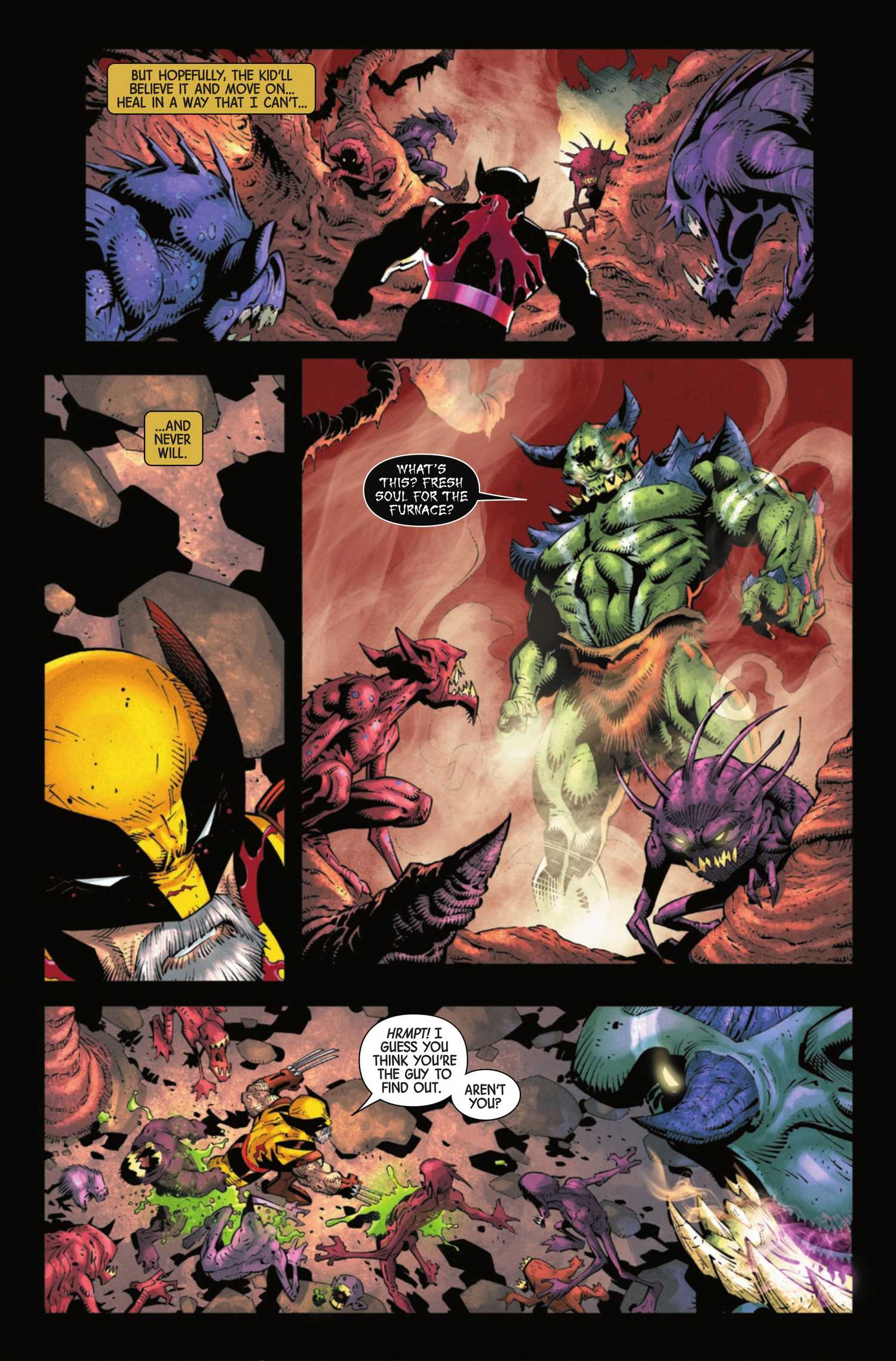 Wolverine Revenge #5 Wolverine takes on the deomns of Hell