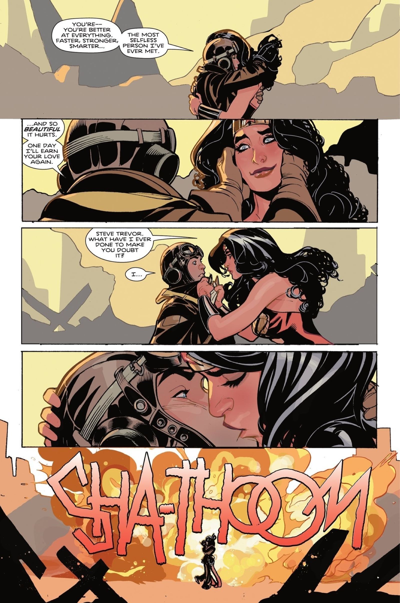 Wonder Woman #799 steve trevor plane crass