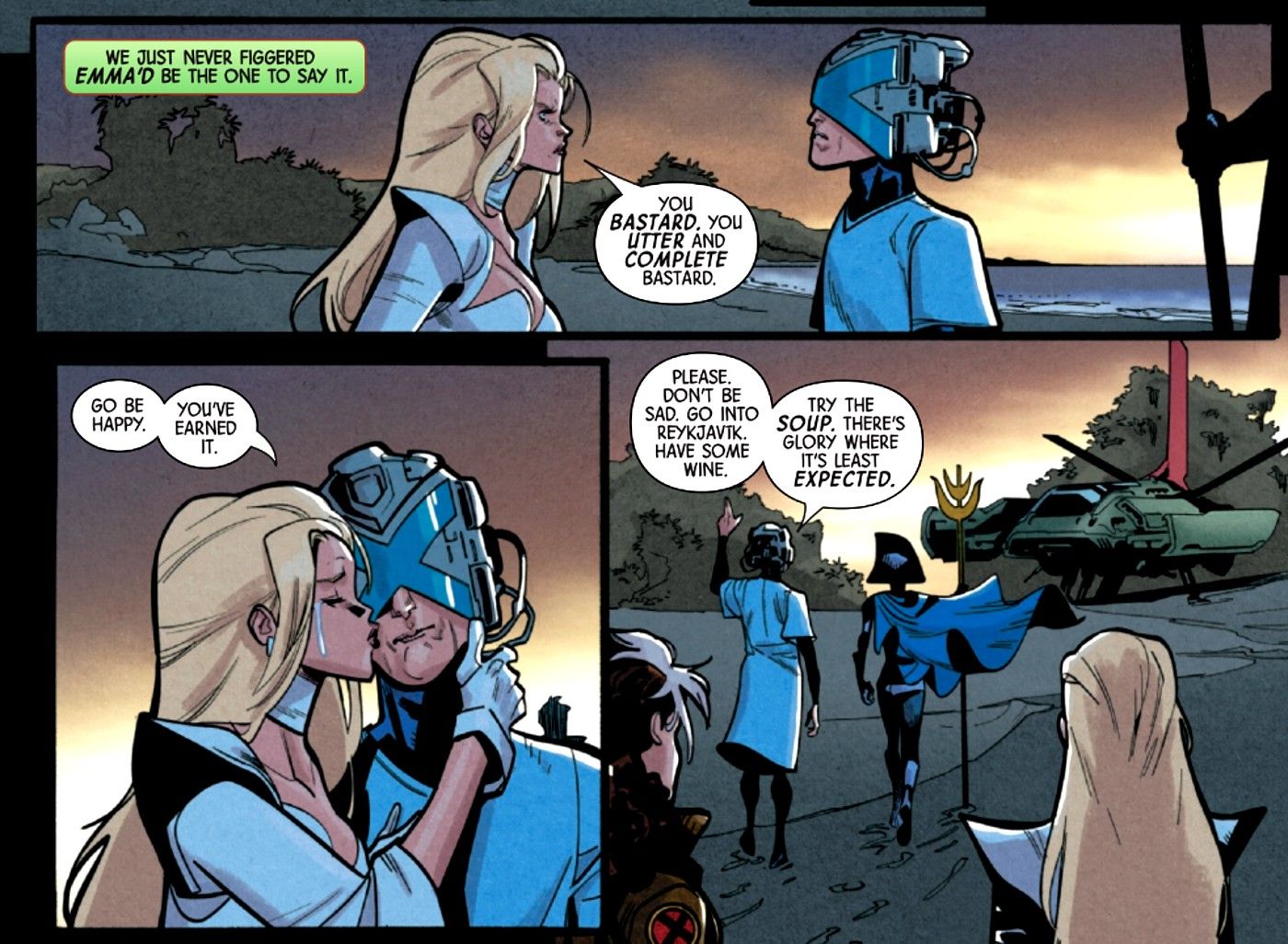 x-men says goodbye to professor x
