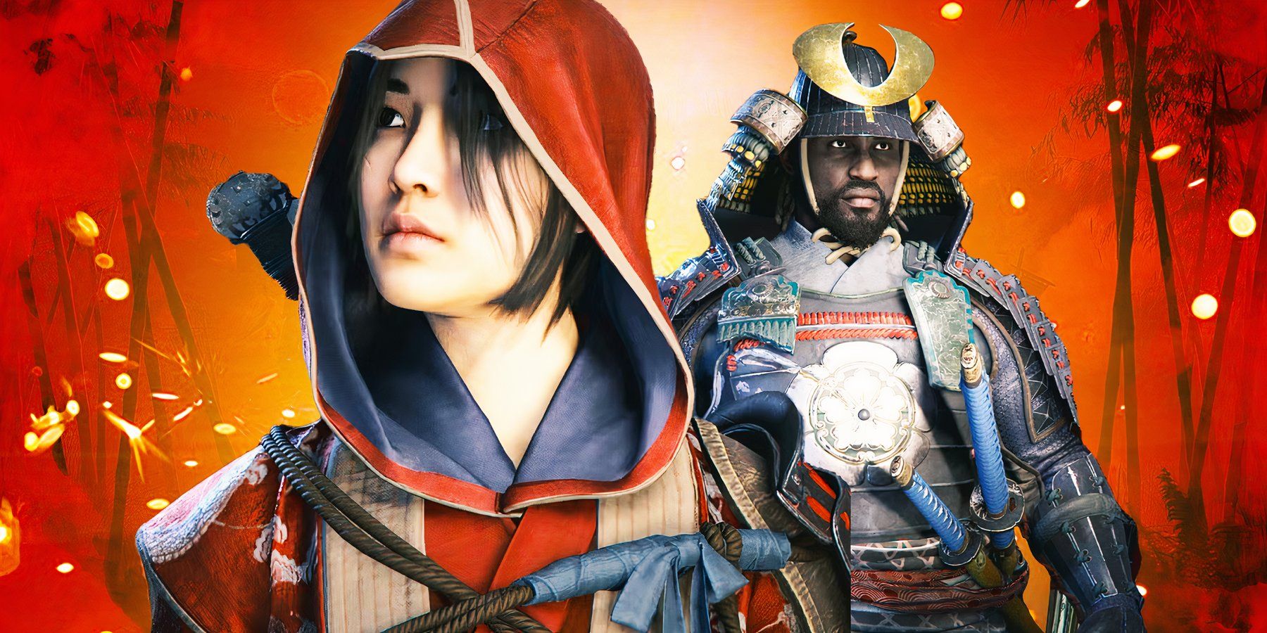 Yasuke and Naoe In Assassin&rsquo;s Creed Shadows in armour