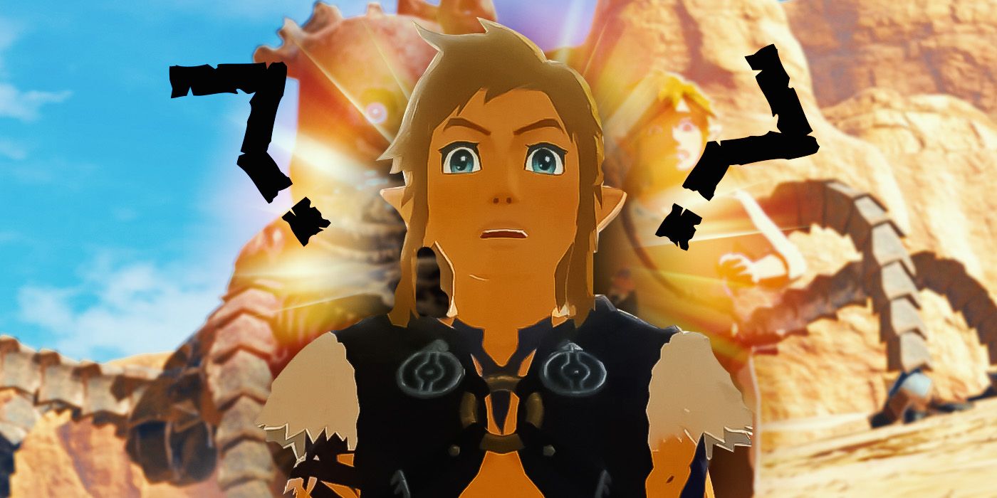 Link looking shocked