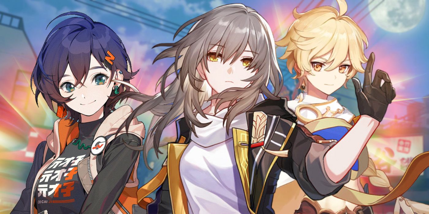 Belle, Stelle and Aether all posing.