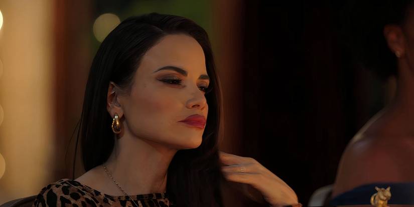 Sam Sepulveda looking intent and narrowing her eyes on Million Dollar Secret