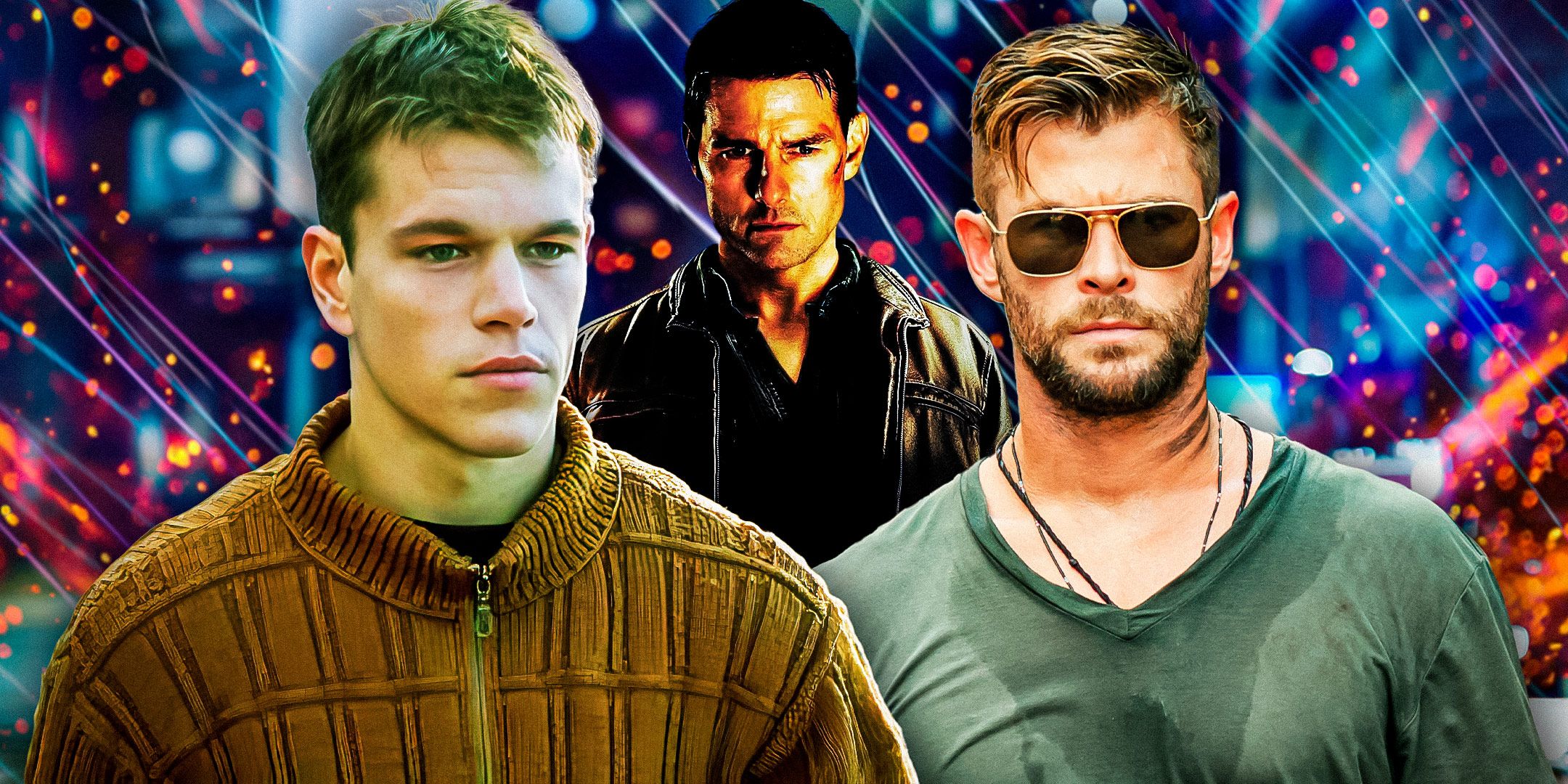 Imagery from Extraction, The Bourne Identity, and Jack Reacher