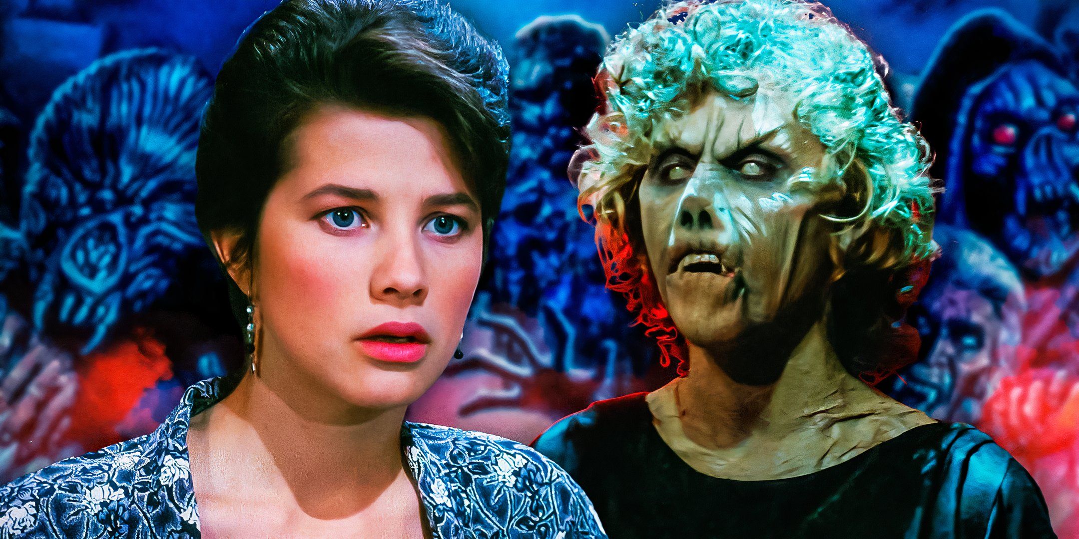 Imagery from Spookies and The Fly II