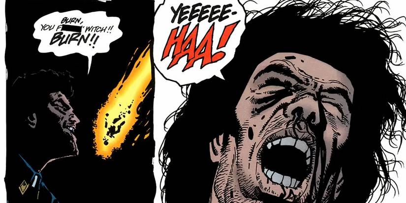 Preacher cheering as his grandmother burns to death.
