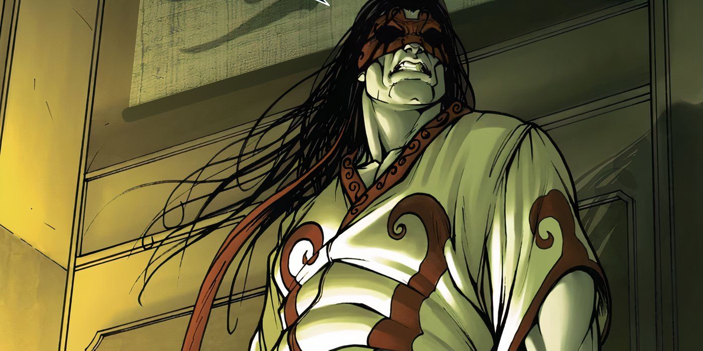Wolverine villain, Gorgon, standing in the shadows.