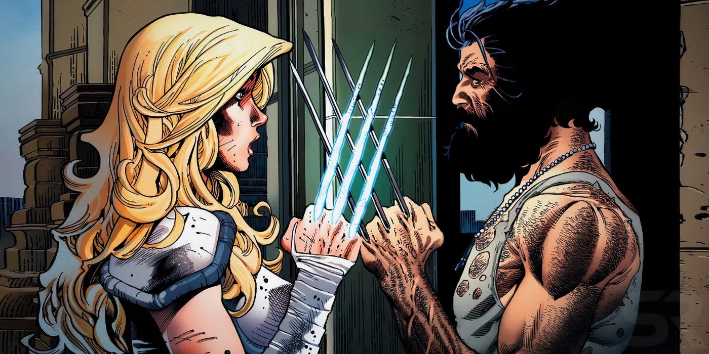 Wolverine meeting his daughter, Rien.