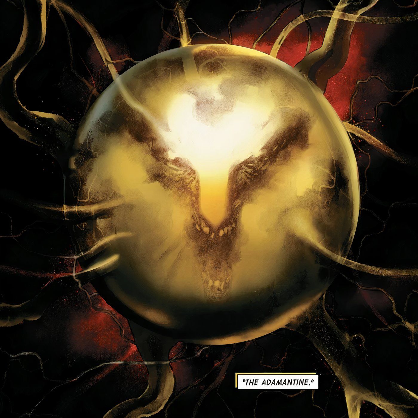 The Adamantine, a new Wolverine villain, the god of adamantium.