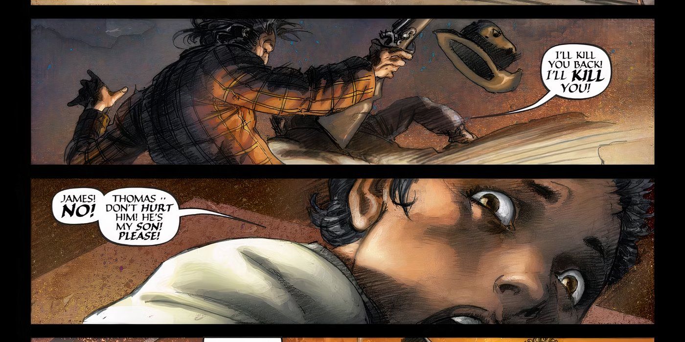 Wolverine accidentally killing his father as a child.