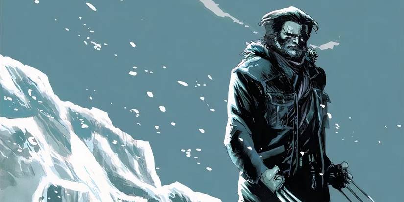 Wolverine standing in the Alaskan wilderness.