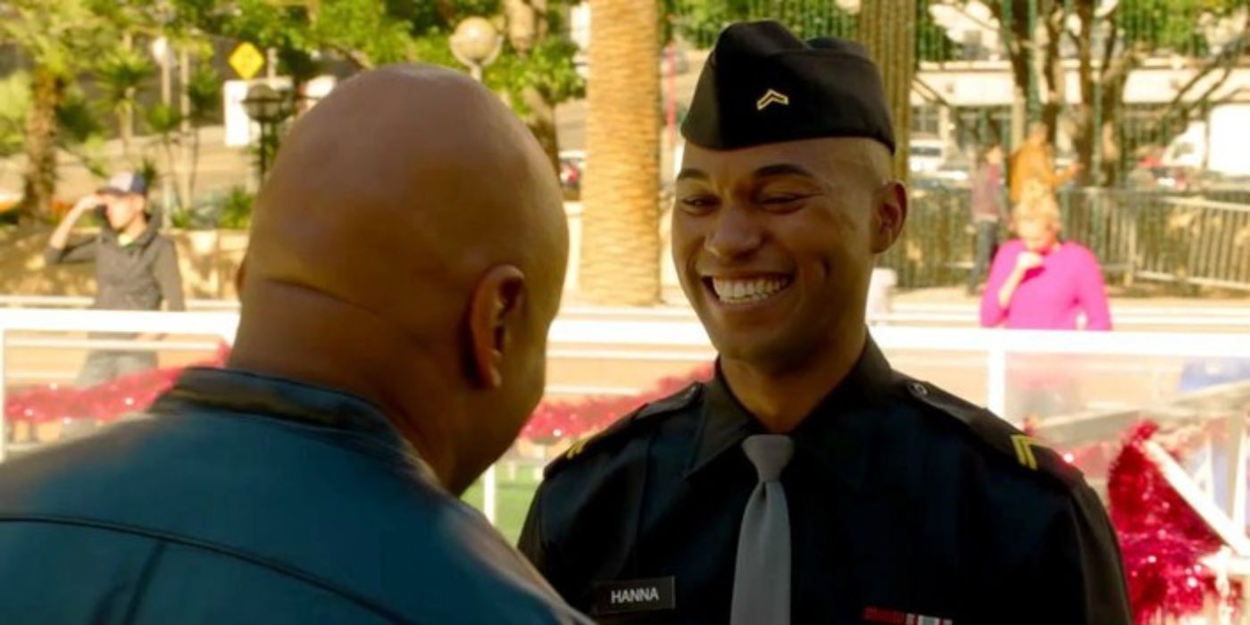 Adam Jamal Craig as Dominic Vail in NCIS Los Angeles