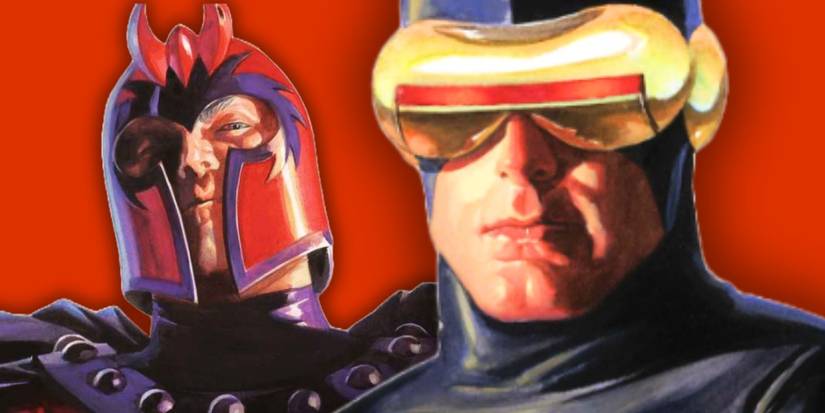 X-Men custom image of Magneto behind Cyclops