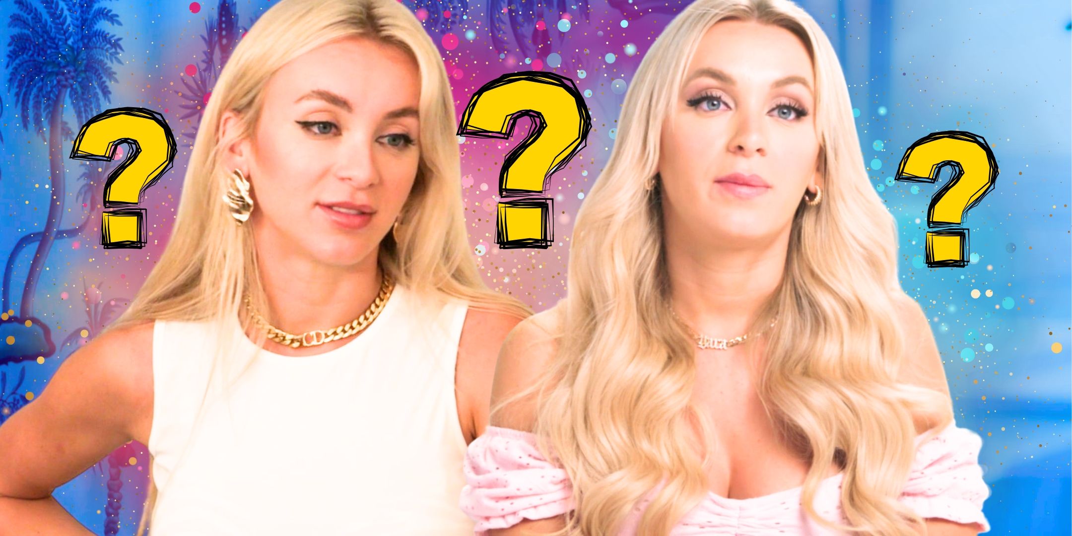 90 Day Fiancé’s Yara Zaya in a montage image amid question marks.
