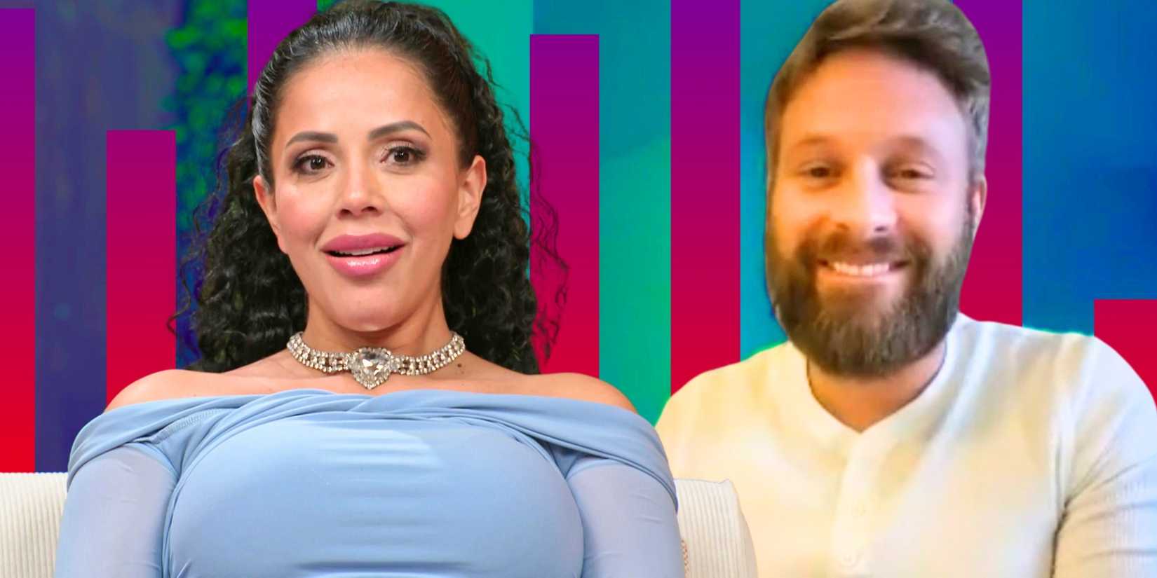 90 Day Fiancé's Jasmine Pineda and Matt Branis smile