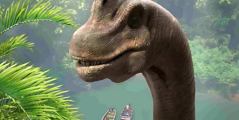 A Brachiosaurus in Jurassic World Chaos Theory season 2