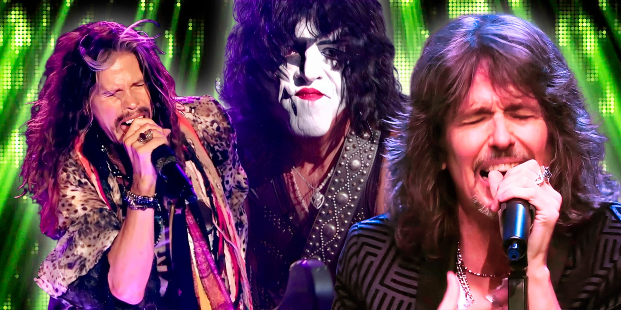 Aerosmith, KISS, and Foreigner performing live