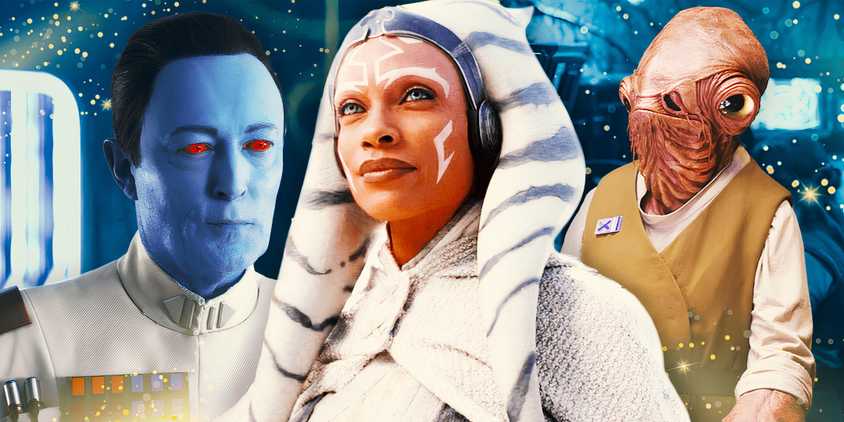 Star Wars - Grand Admiral Thrawn, Ahsoka Tano, and Admiral Ackbar.