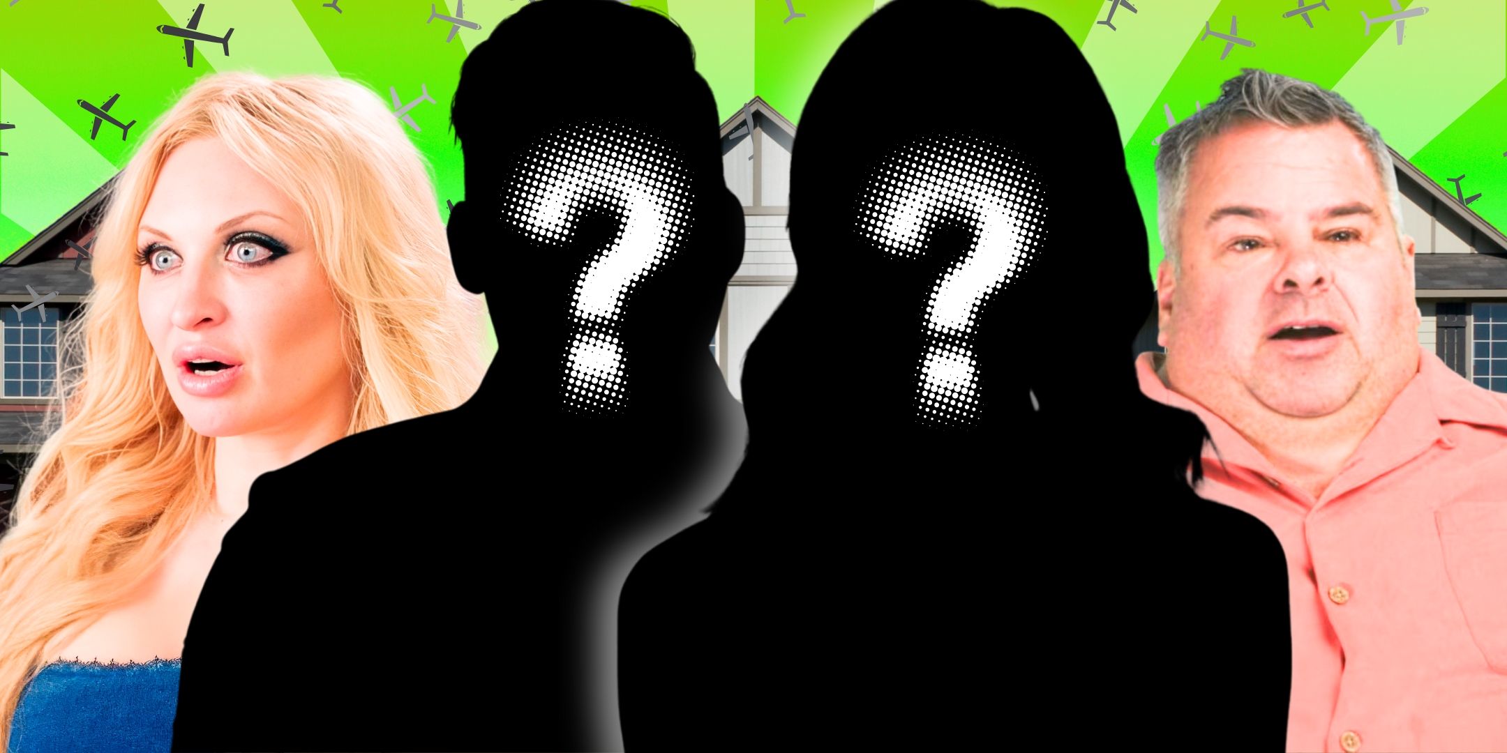 90 Day Fiancé's Natalie Mordovtseva and Big Ed Brown look shocked with two mystery figures.