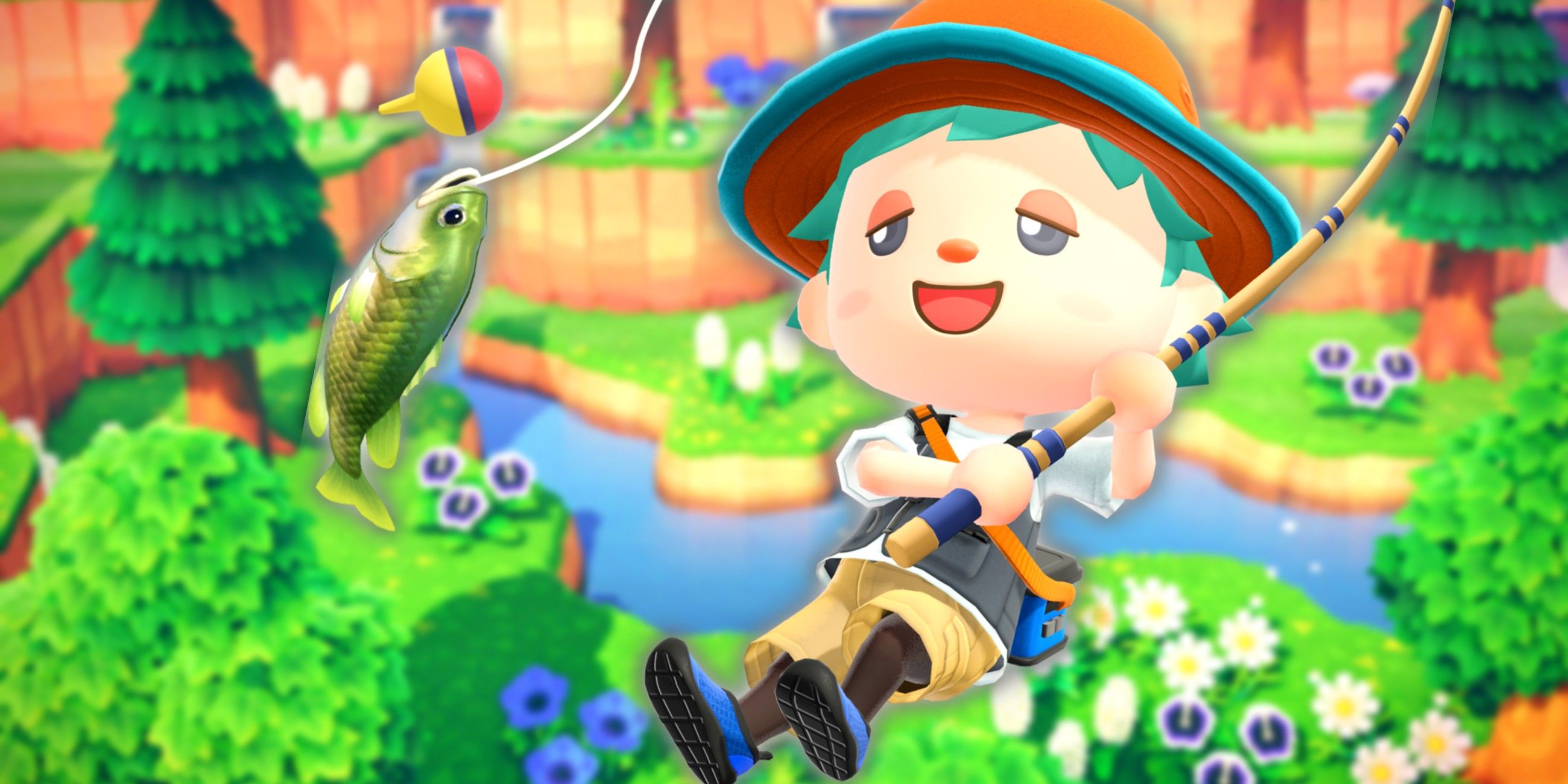 Animal Crossing New Horizons fishing