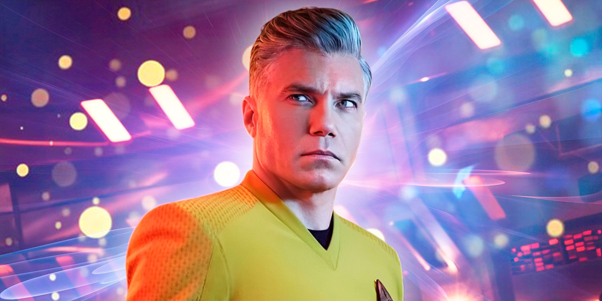 Custom image of Anson Mount as Captain Pike in Star Trek: Strange New Worlds