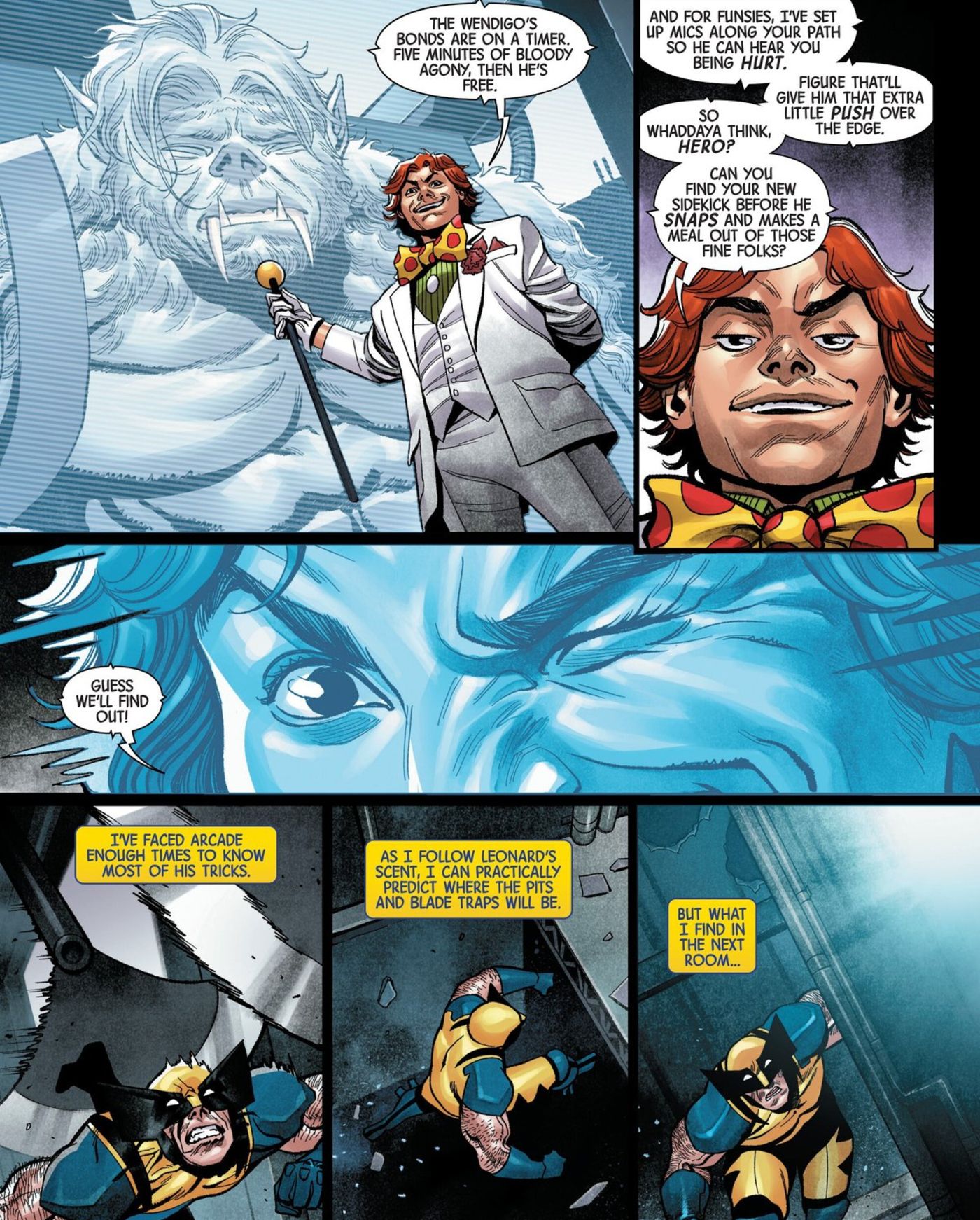 Arcade Sets Up Trap for Wolverine and Wendigo
