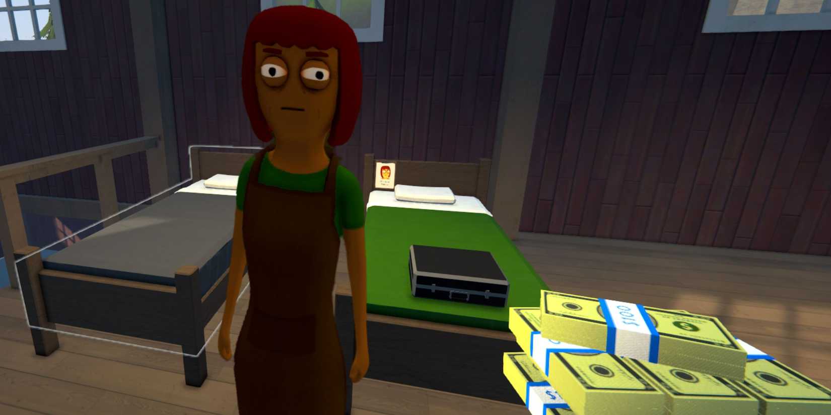 Assigning and unassigning a bed to the Botanist and paying them in Schedule 1.