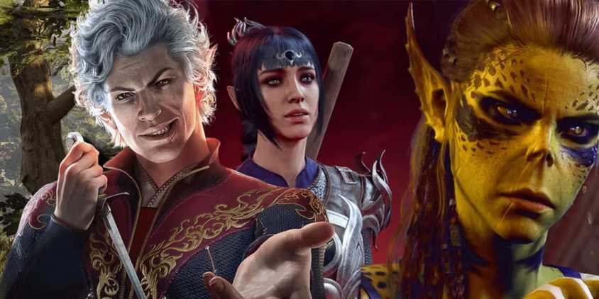 Astarion, Shadowheart, and Lae'zel From Baldur's Gate 3