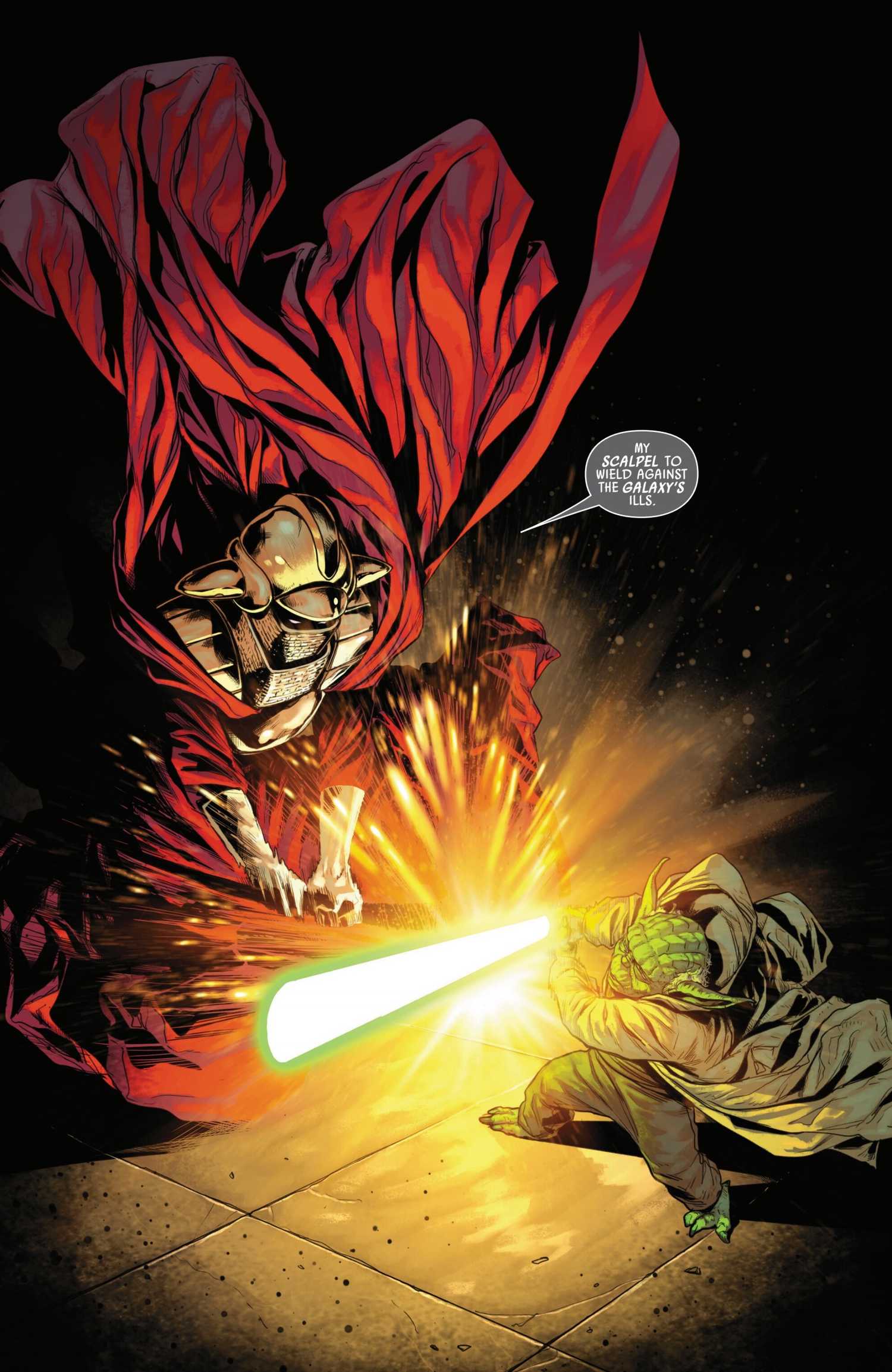 Atha Prime Duels Yoda in Jedi Knights #2