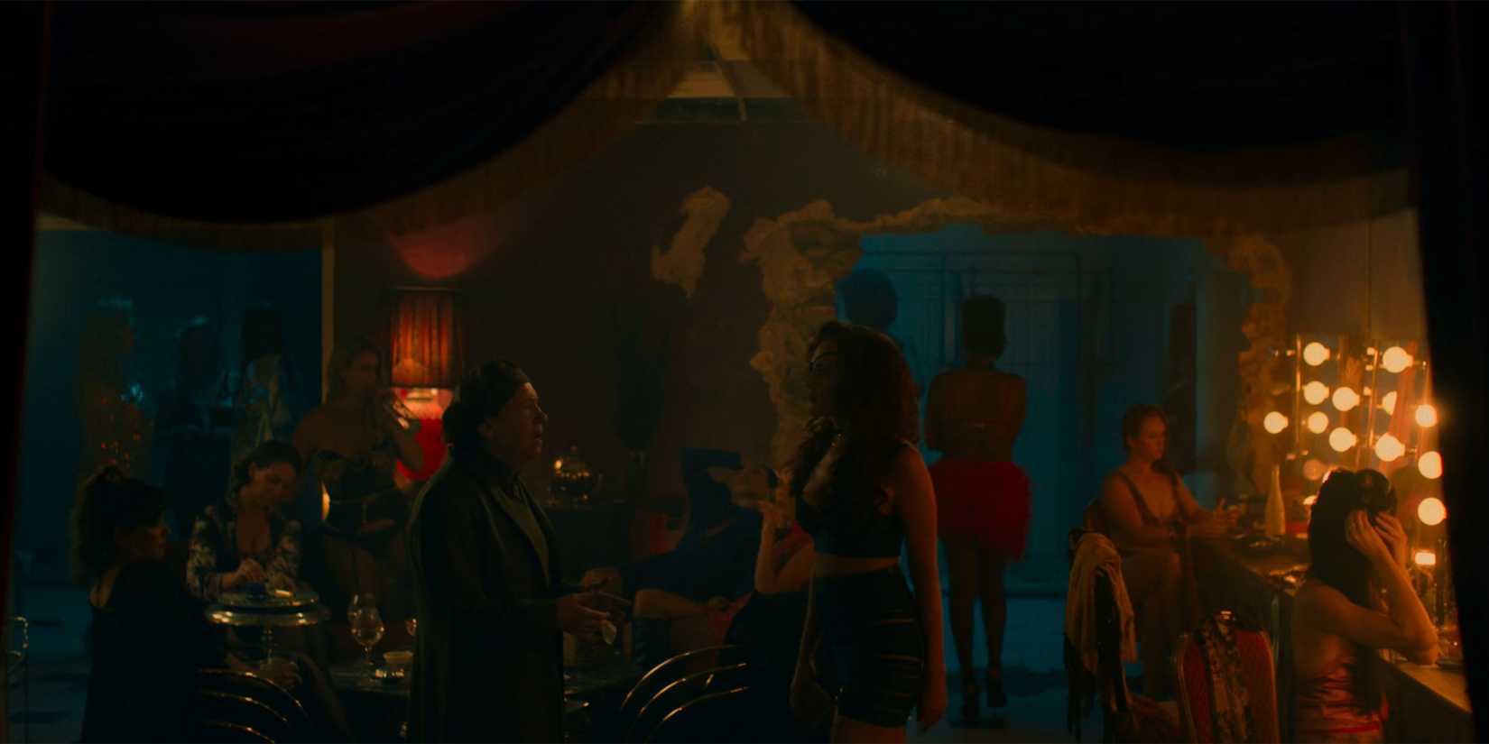 Aunt Lydia & Janine at a Jezebel's in The Handmaid's Tale 603