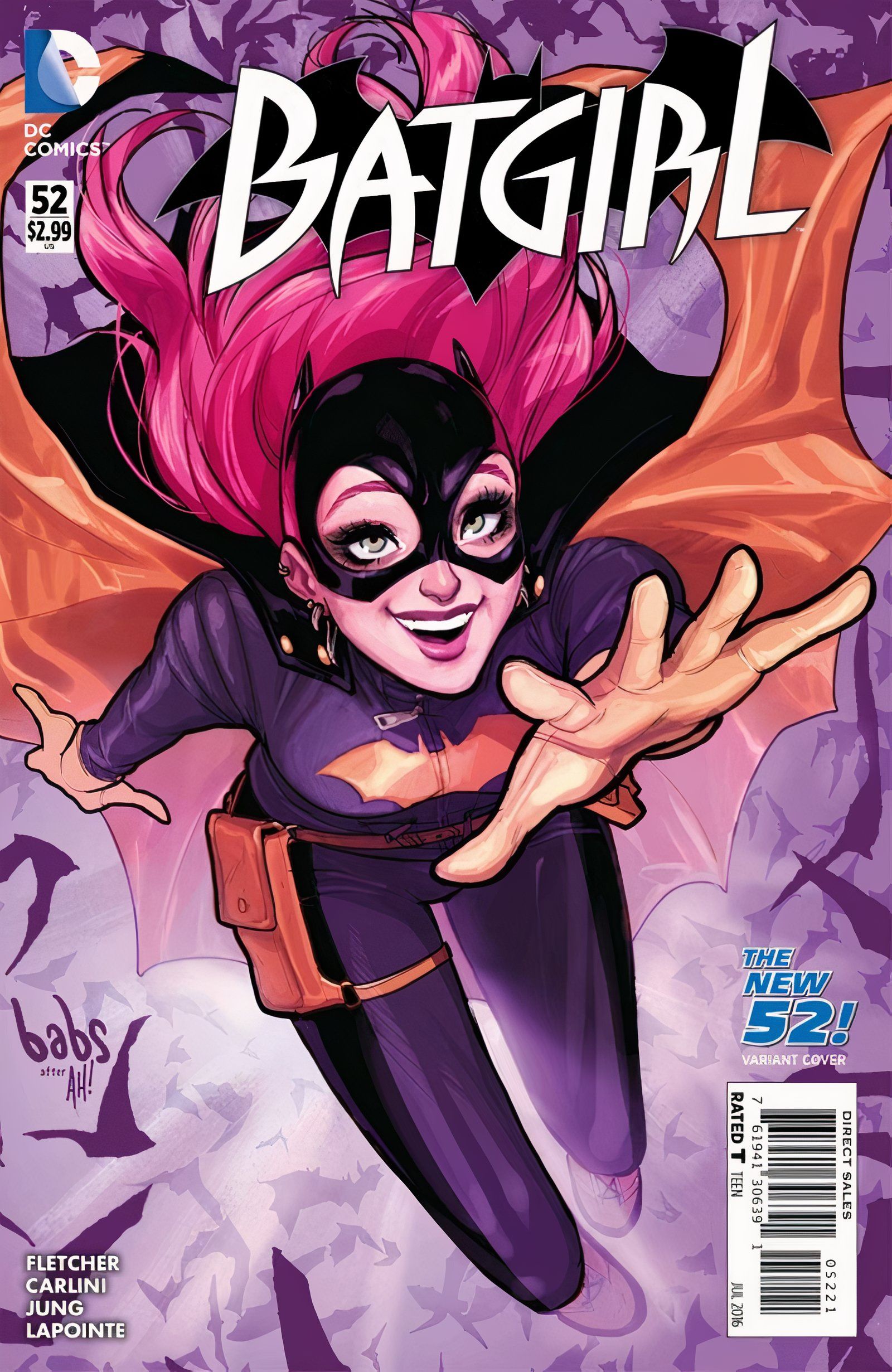 Batgirl #52 variant cover