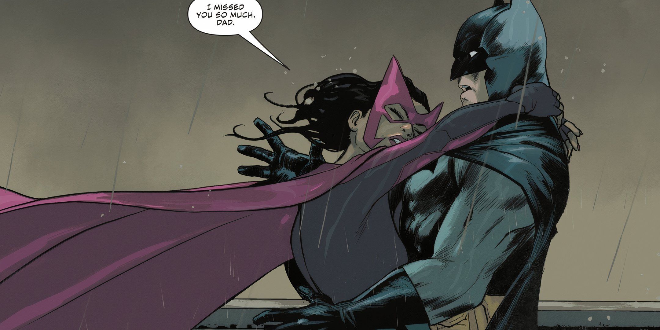 Batman Meets His Daughter DC
