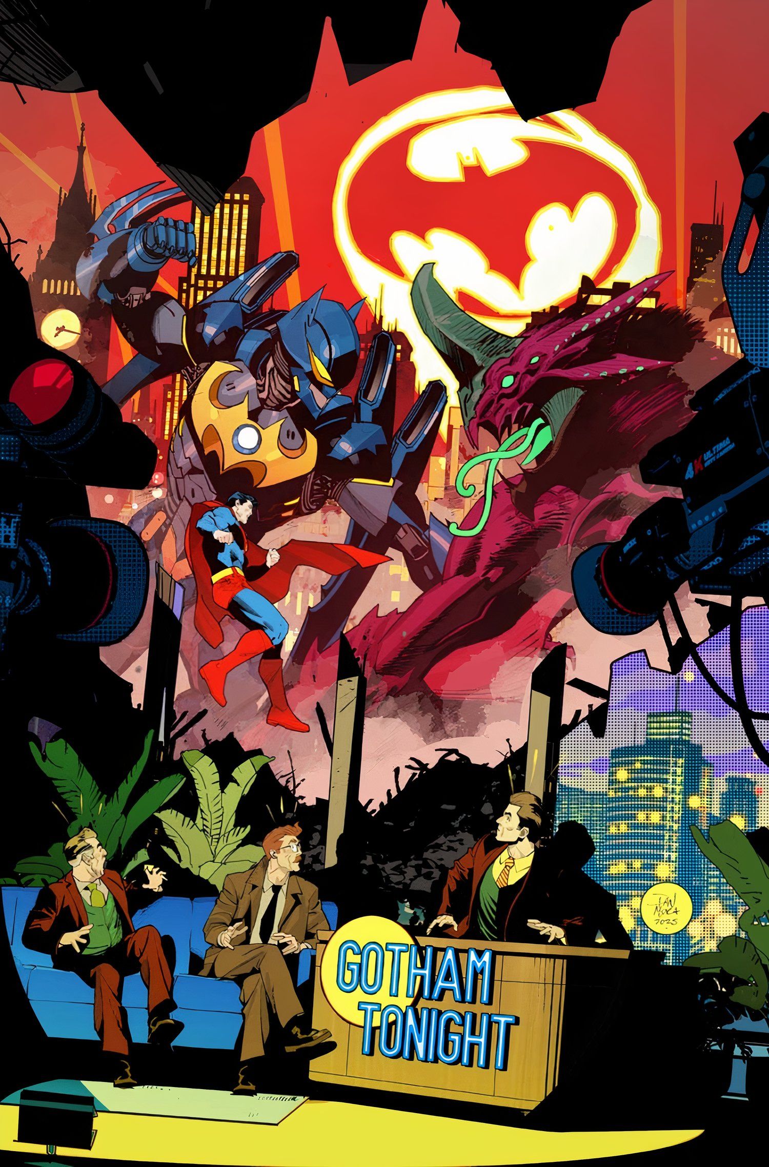 Batman Superman World&rsquo;s Finest 40 Cover Batman Mecha DC