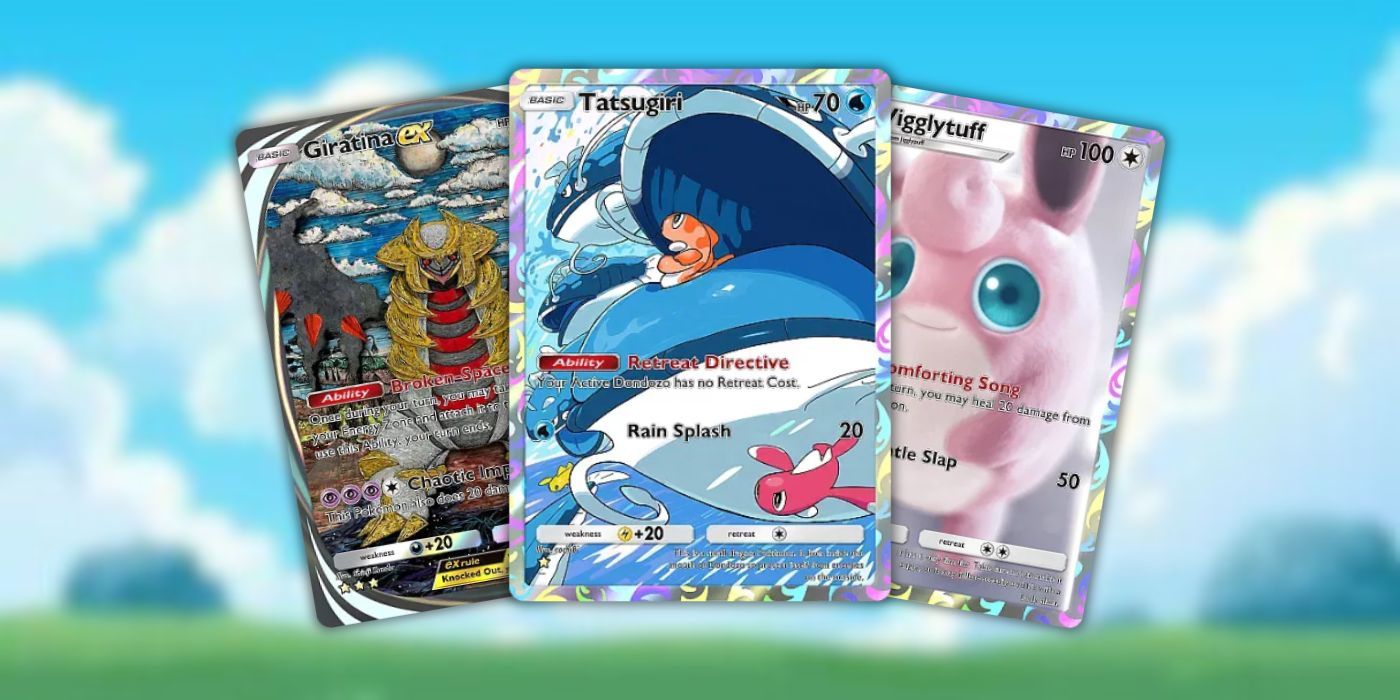 Beautiful cards from Pokémon TCG Pocket.