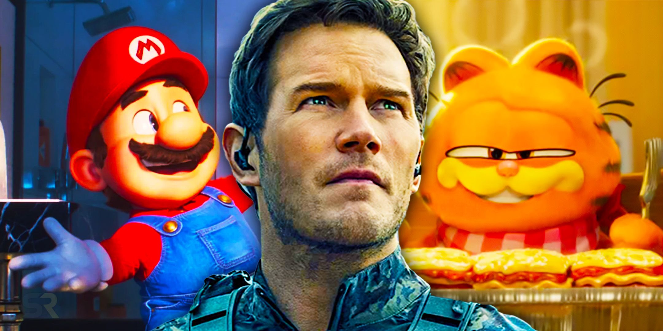 Chris Pratt in The Tomorrow War, Mario And Garfield