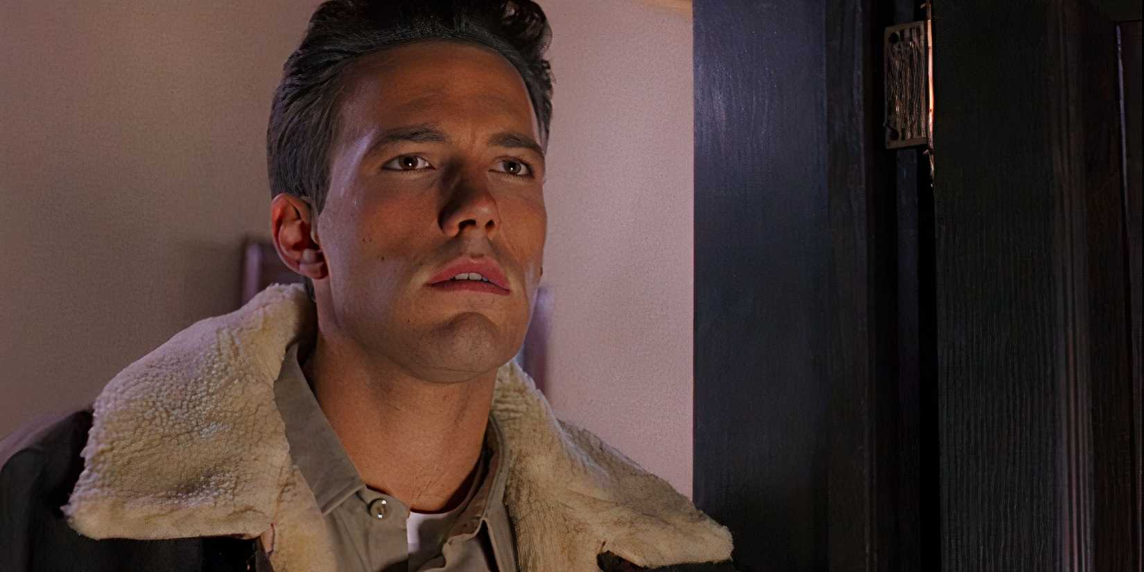 Ben Affleck looks puzzled in a scene from Phantoms