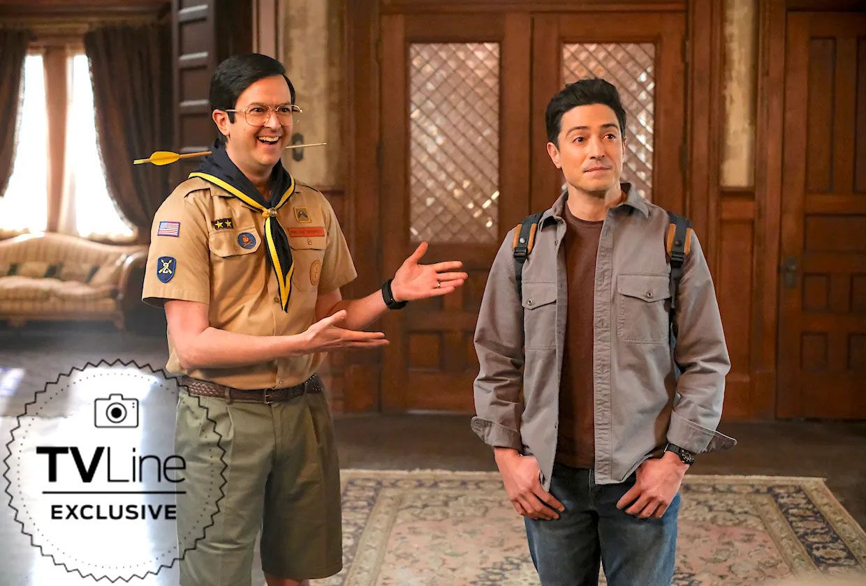 Ben Feldman is being introduced by Pete in Ghosts season 4