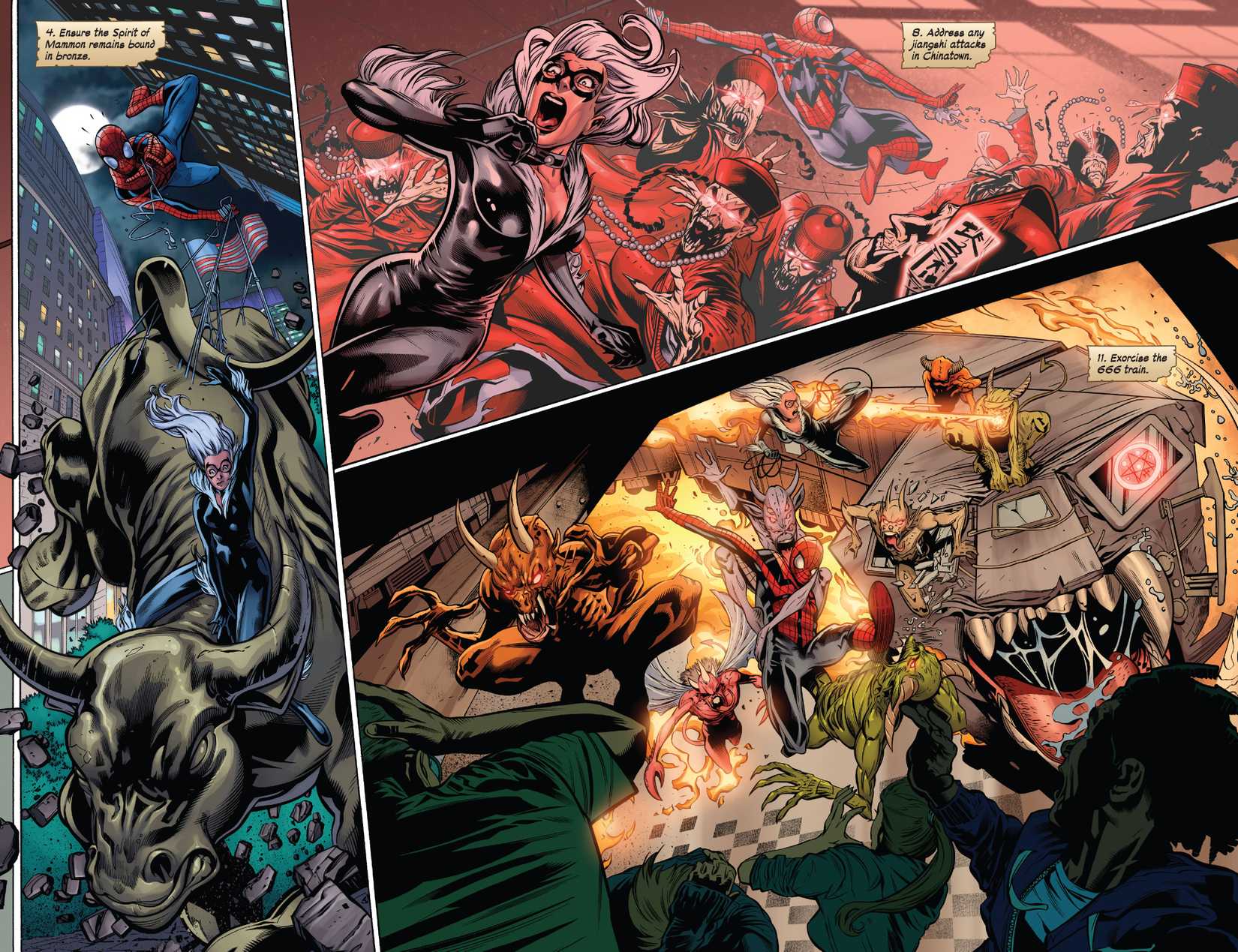 Ben Reilly and Black Cat Stop Supernatural Threats After Doctor Strange's Death
