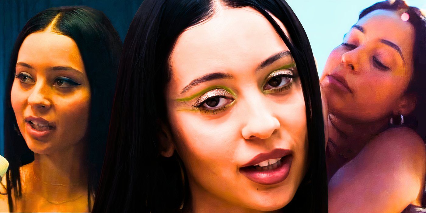 A custom colalge image of Alexa Demie in Mainstream, Euphoria, and Waves - created by Tom Russell