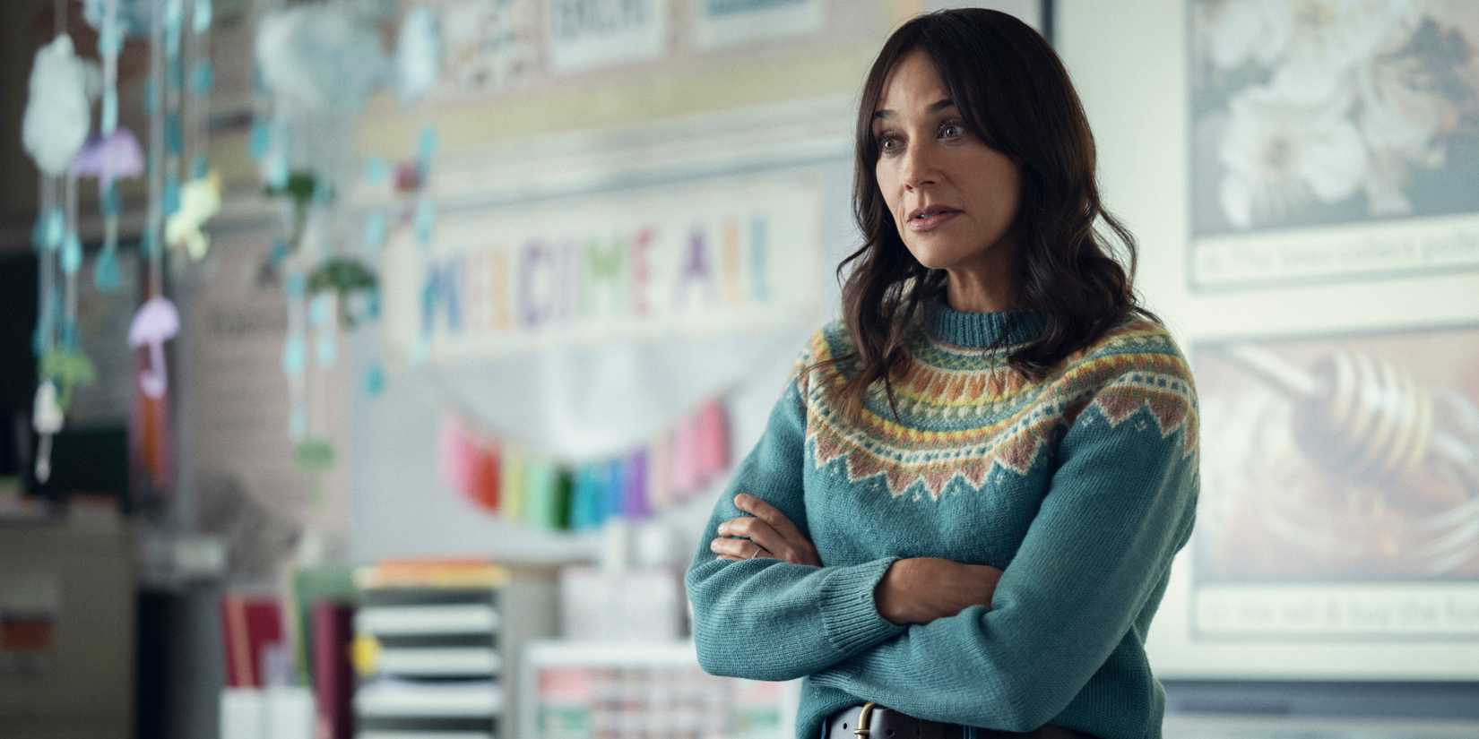 Black Mirror season 7 Common People Amanda at the classroom