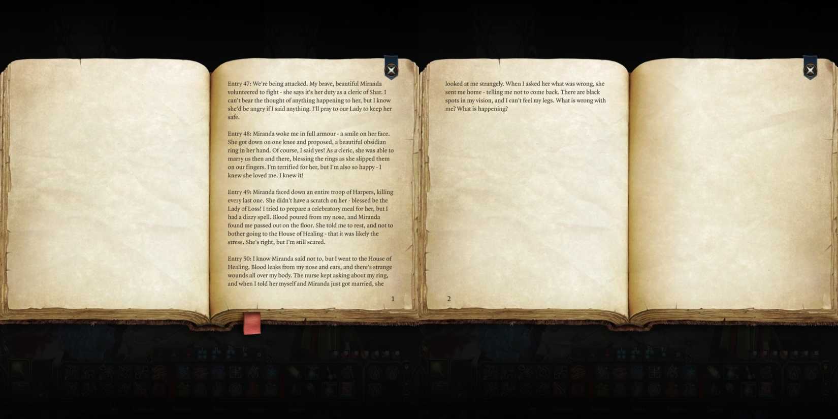 Bonded By Love Husband's Diary Entries in Baldur's Gate 3
