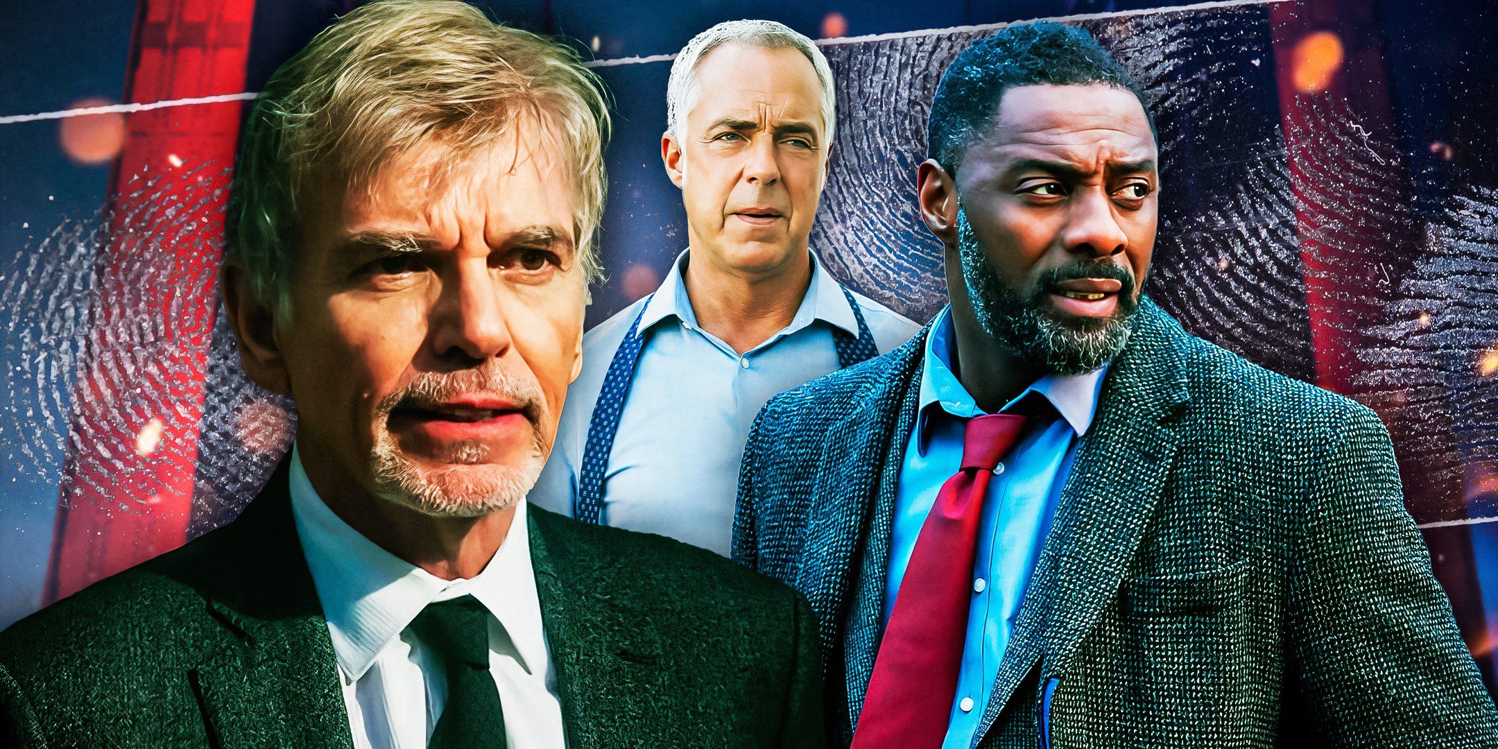 Bosch from Bosch, John Luther from Luther, and Billy McBride from Goliath