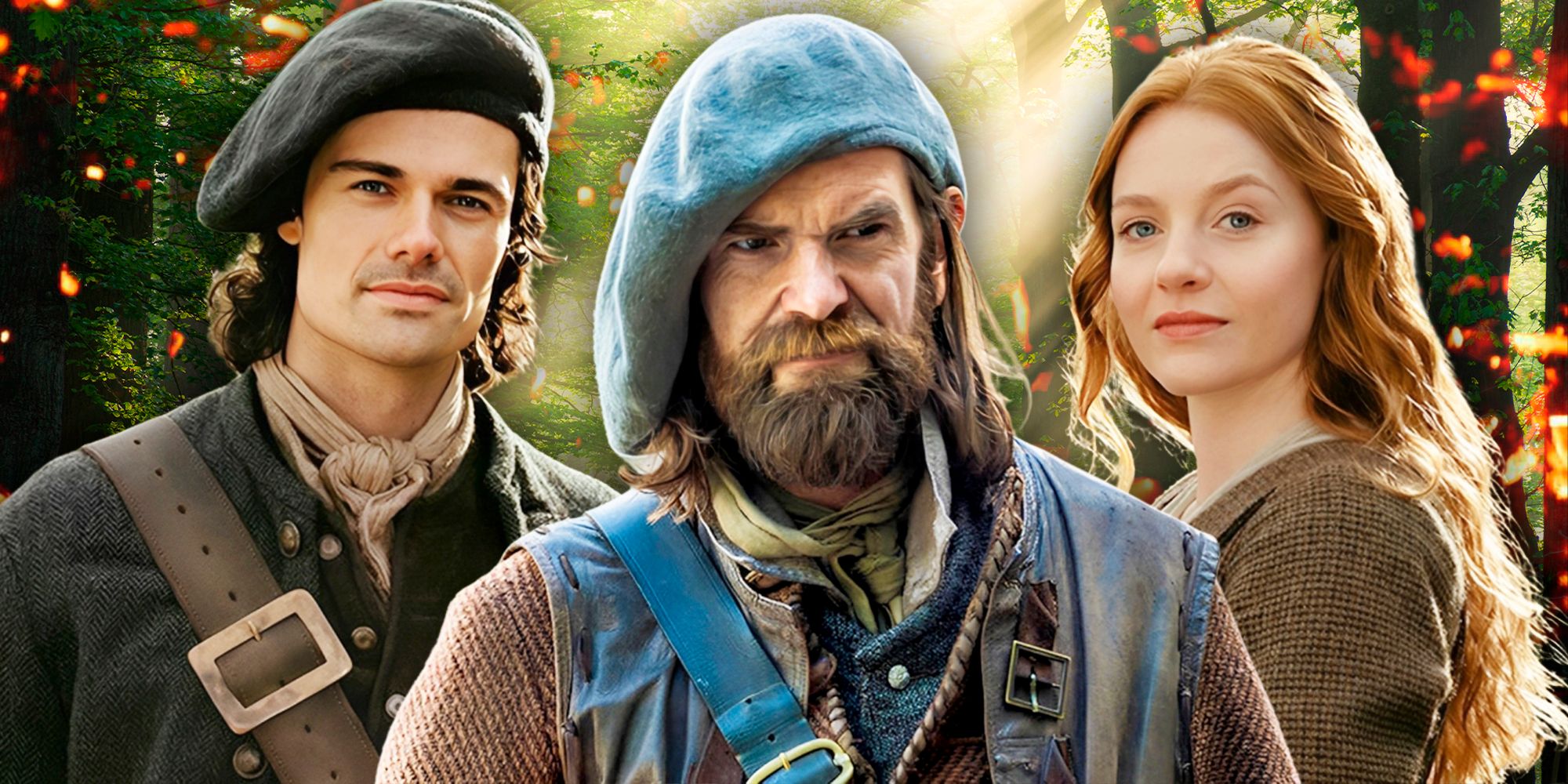 Brian and Ellen from Blood of My Blood and Murtagh from Outlander