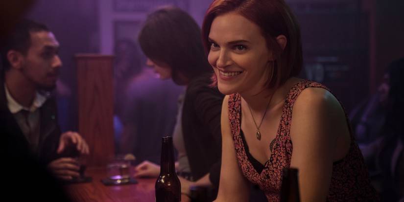 Bronte Smiling At The Bar In You Season 5