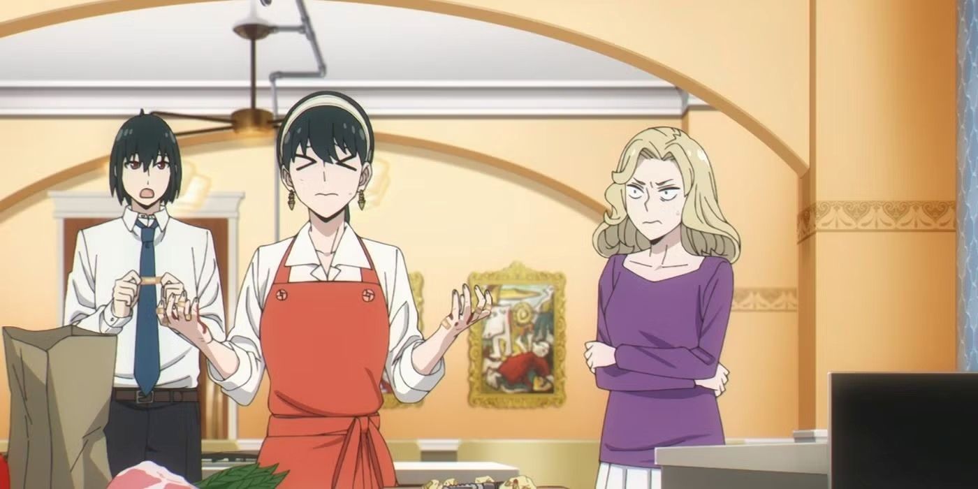Camilla teaching Yor to try and be a better coworker.