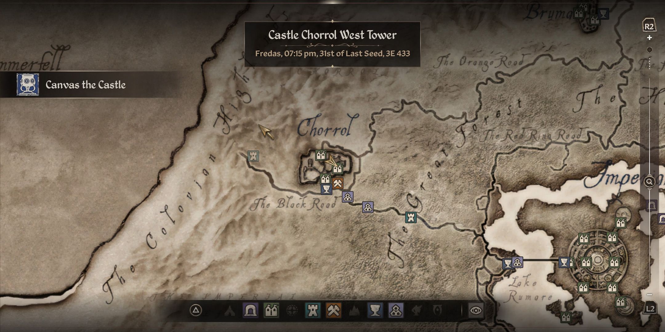 Canvas the Castle Oblivion Location