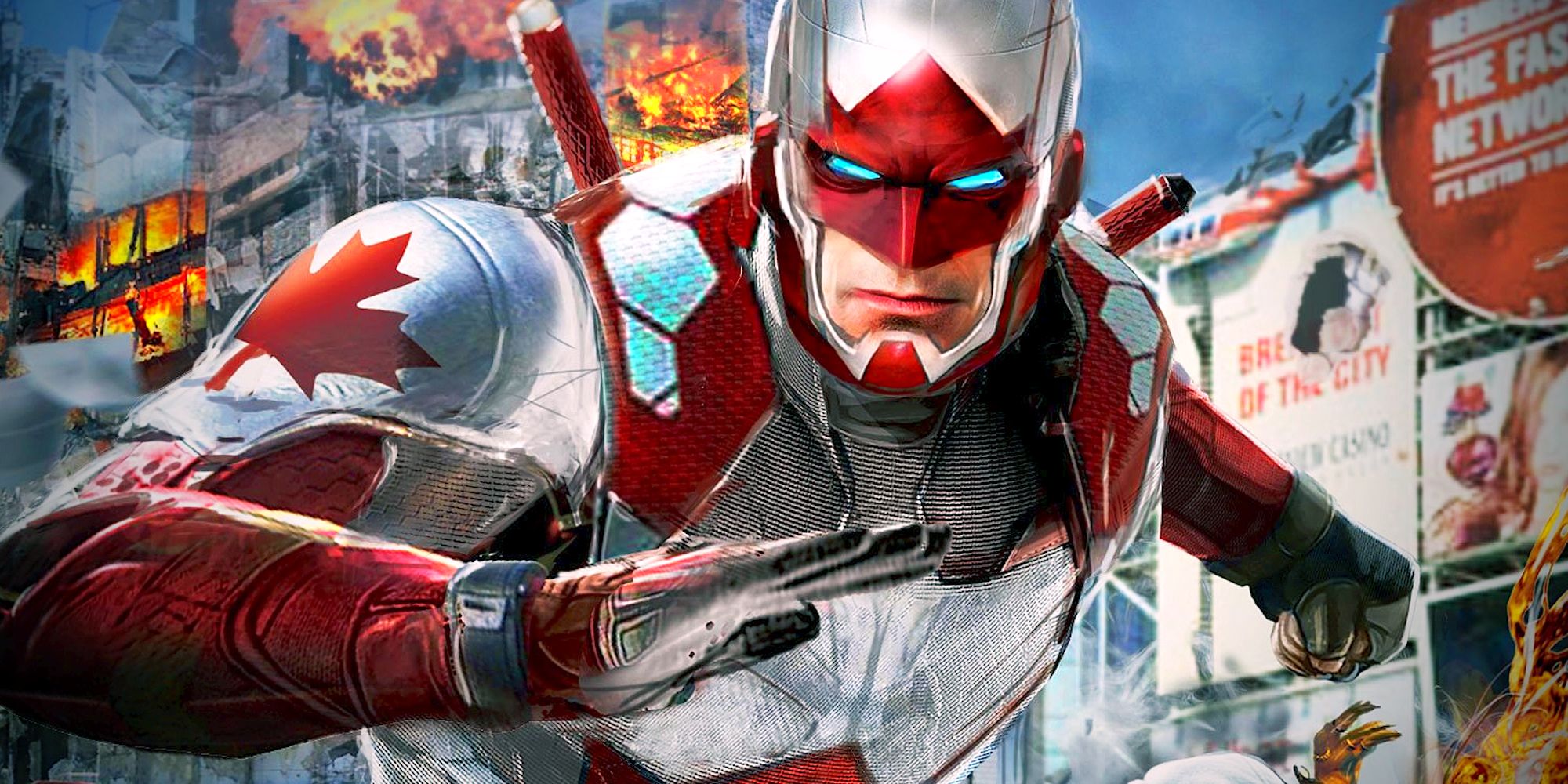 Captain Canuck in Comic Cover Art by John Gallagher