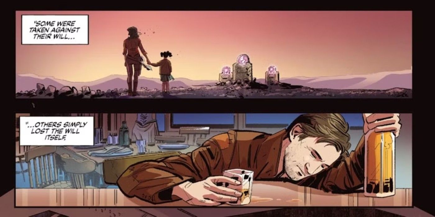 Captain Mal Reynolds final fate drunk at a bar in Firefly A Brand New Verse #5