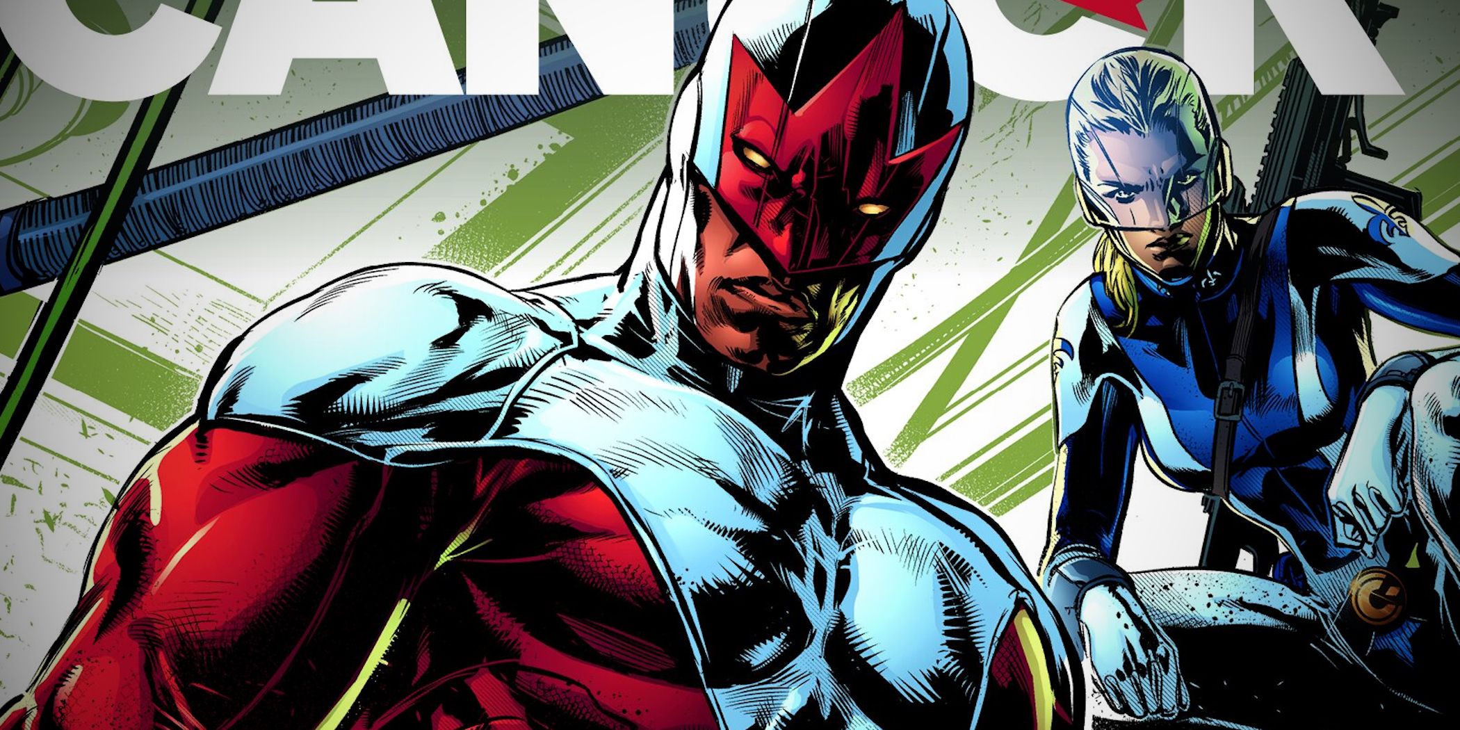 Captan Canuck and Kebec in Comic Art by Canaan White