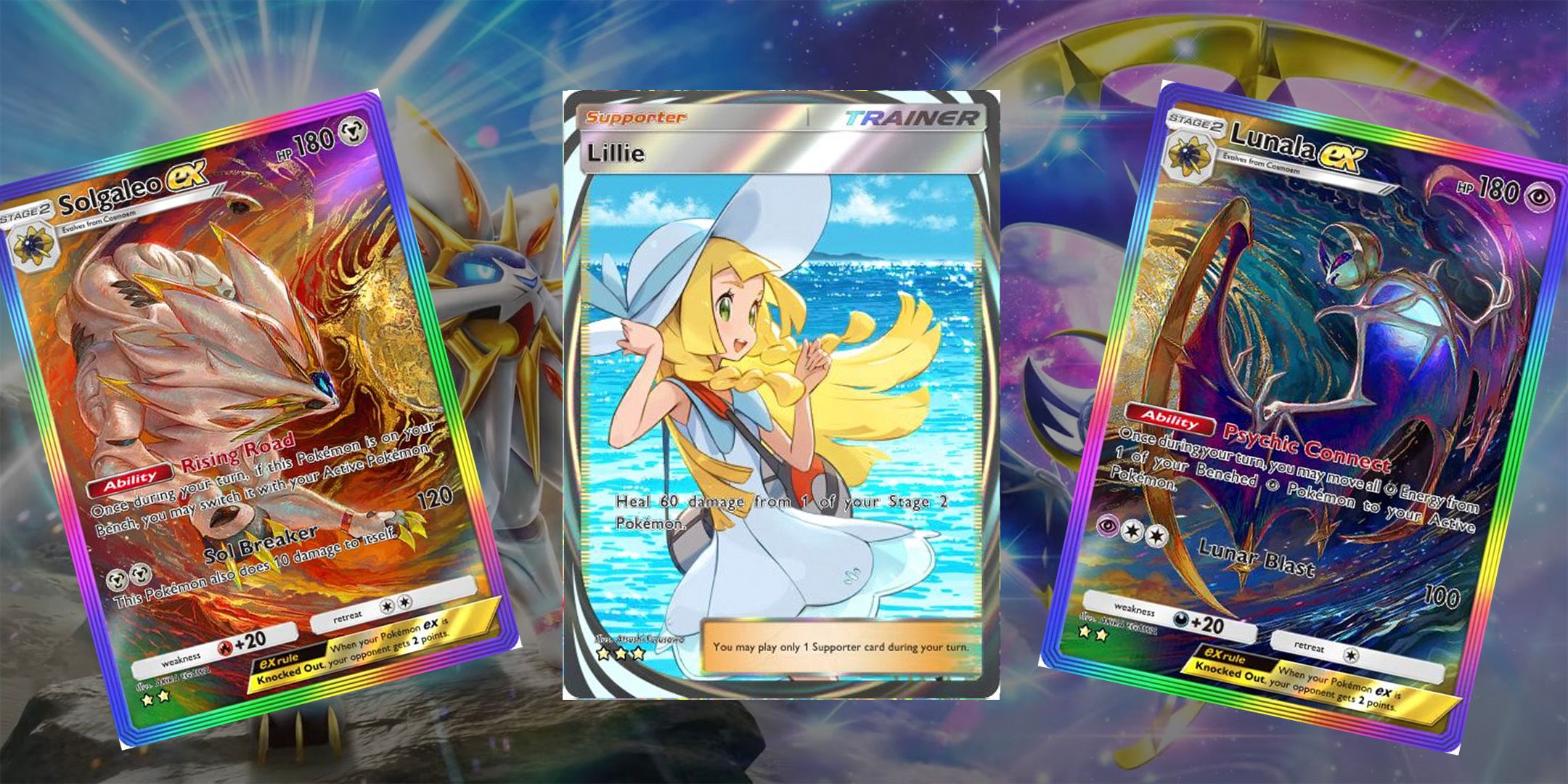 Cards from Celestial Guardians set